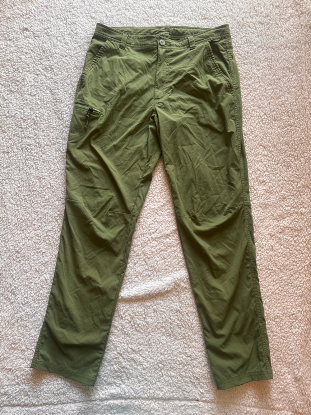 Rei // Men's Olive Green Casual Stretch hiking Pants size 32x30 wi1